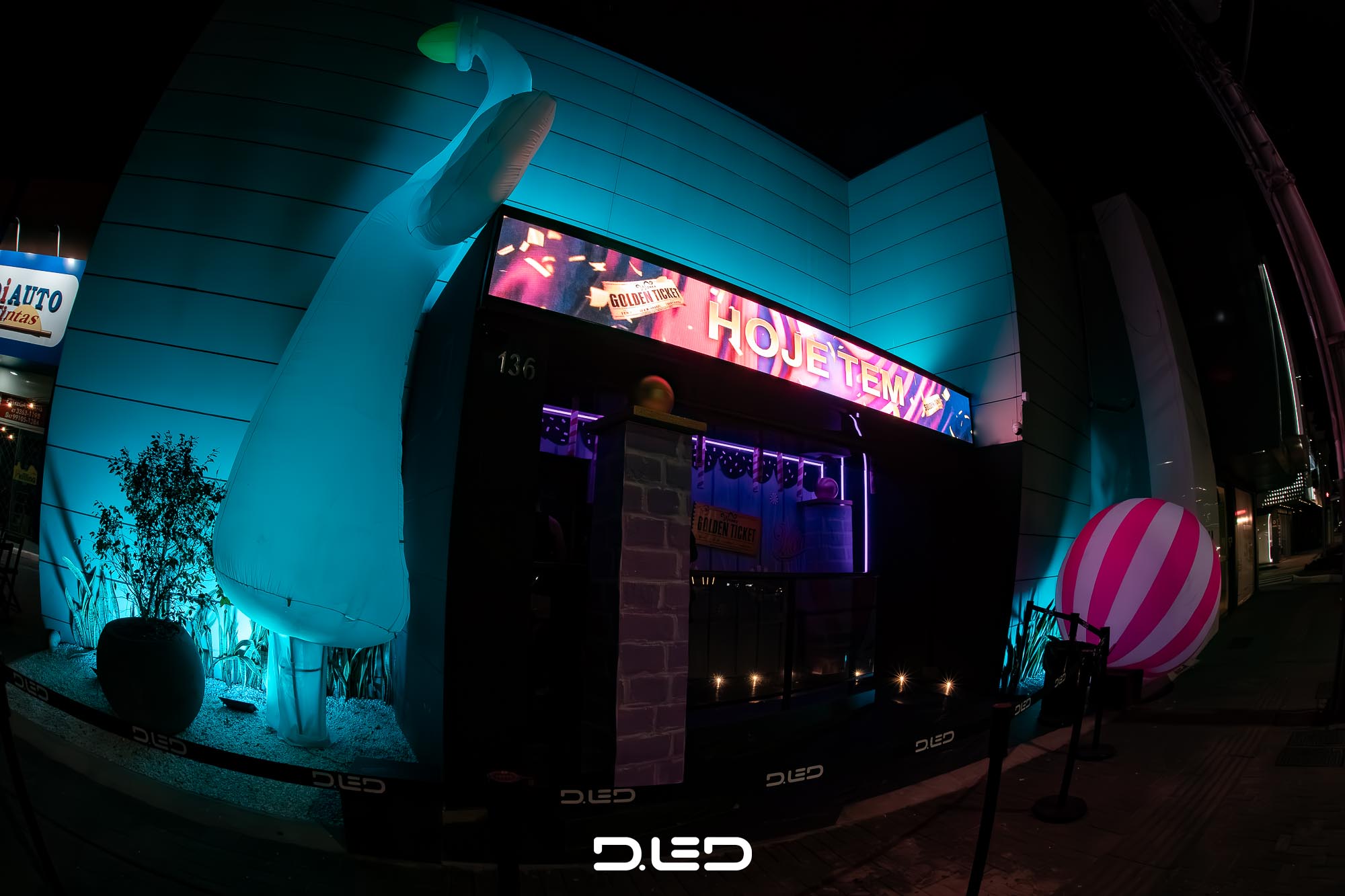 D.LED Eventos — espaço